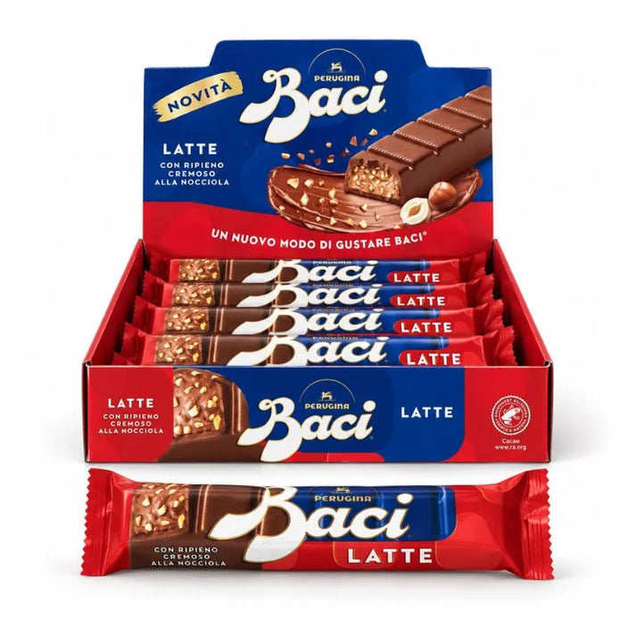 Baci Perugina Barretta Cioccolato al Latte con Nocciola Confezione da 14 Pezzi