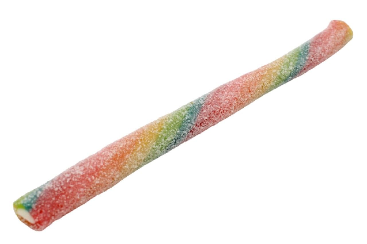 Mega Jumbo Tornado 6 Colori Liquirizia Farcita Frizzante Arcobaleno gr 55