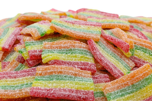 Miami Frizzi Striscette Arcobaleno Gommose Frizzanti 100 g