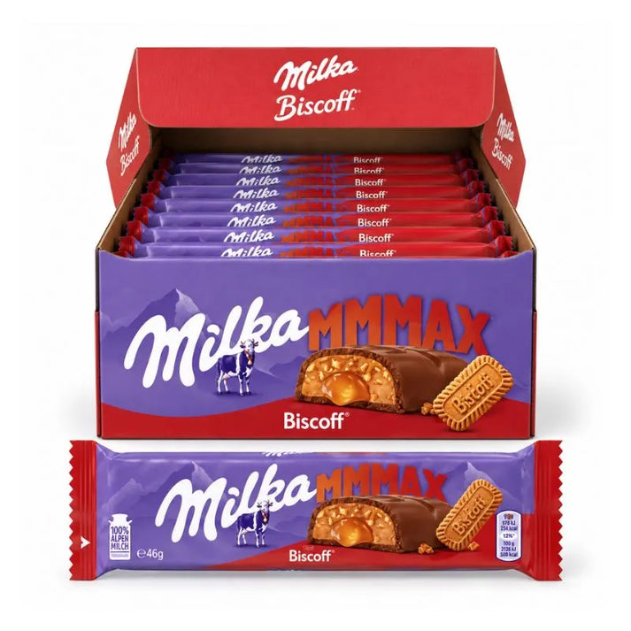 Milka Barretta Biscoff Confezione da 42 Pezzi