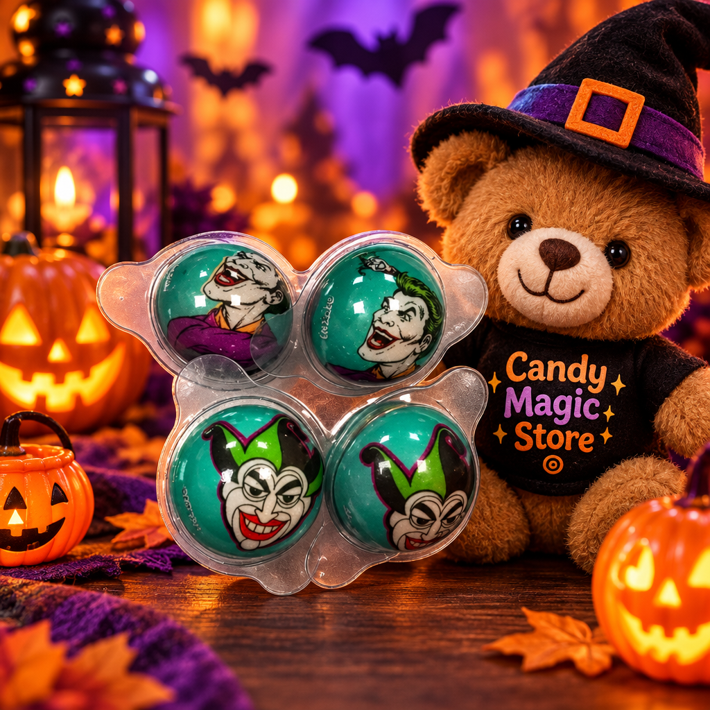 Tema Halloween con orsetto Candy Magic Store