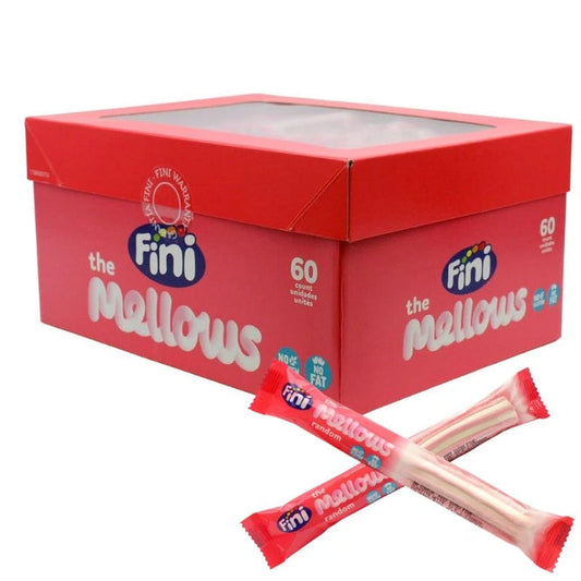 Fini The Mallows Striato Rosa 1200g - Confezione da 60 Pezzi