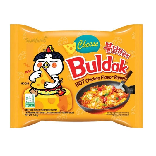 Samyang Buldak Hot Chicken Flavor Cheese – Ramen al Pollo Piccante 140 g