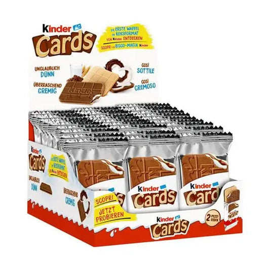 Kinder Cards T2 Confezione da 30 Snack