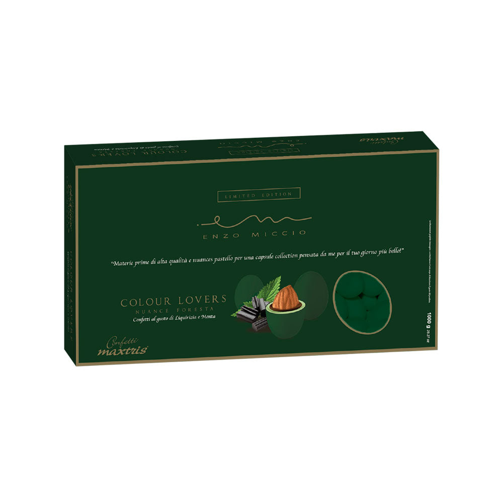 Confetti Maxtris – Nuance foresta gusto liquirizia e menta "Enzo Miccio" 1 kg