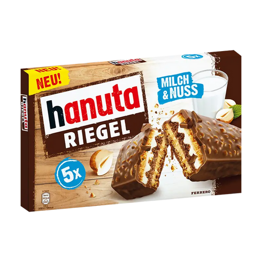 Hanuta Riegel Confezione da 5 Snack