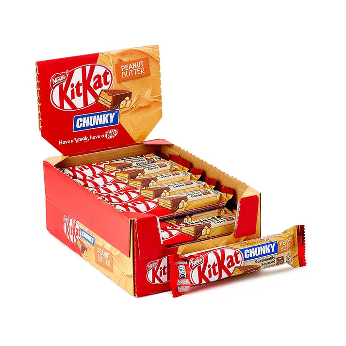 Nestle Kit Kat Chunky Peanut Butter Confezione da 24 Pezzi