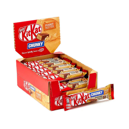 Nestle Kit Kat Chunky Peanut Butter Confezione da 24 Pezzi