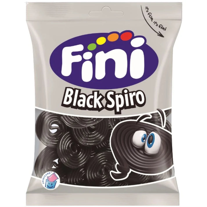 Fini Spiro Black Rotelle di Liquirizia Confezione da 12 Pezzi gr 90