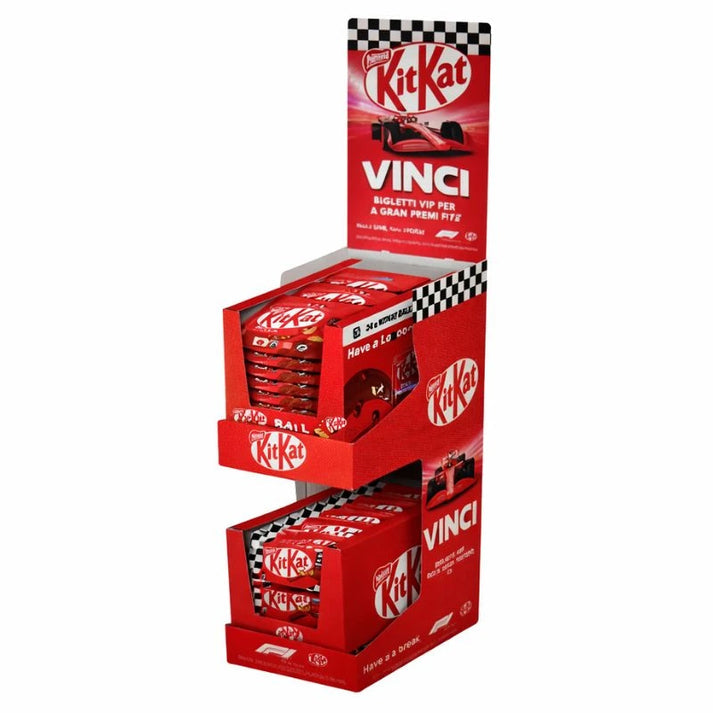 Nestle Kit Kat Espositore Duetto F1 Confezione da 48 Pezzi