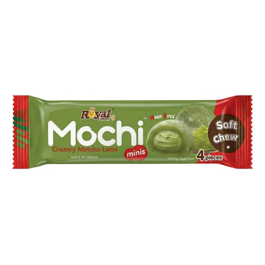 Royal Family Mochi Minis Matcha Latte, mochi al gusto di matcha da 40g (Confezione da 12)