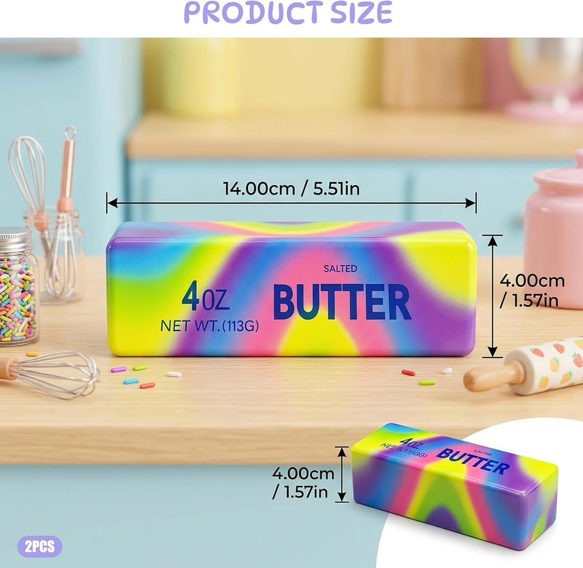 Baozi Butter Arcobaleno Antistress