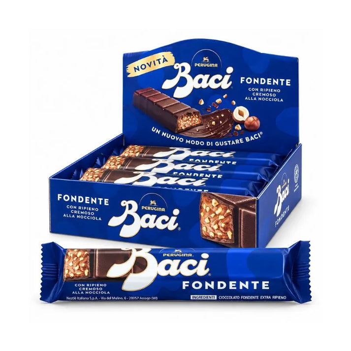 Baci Perugina Barretta Cioccolato Fondente con Nocciola Confezione da 14 Pezzi