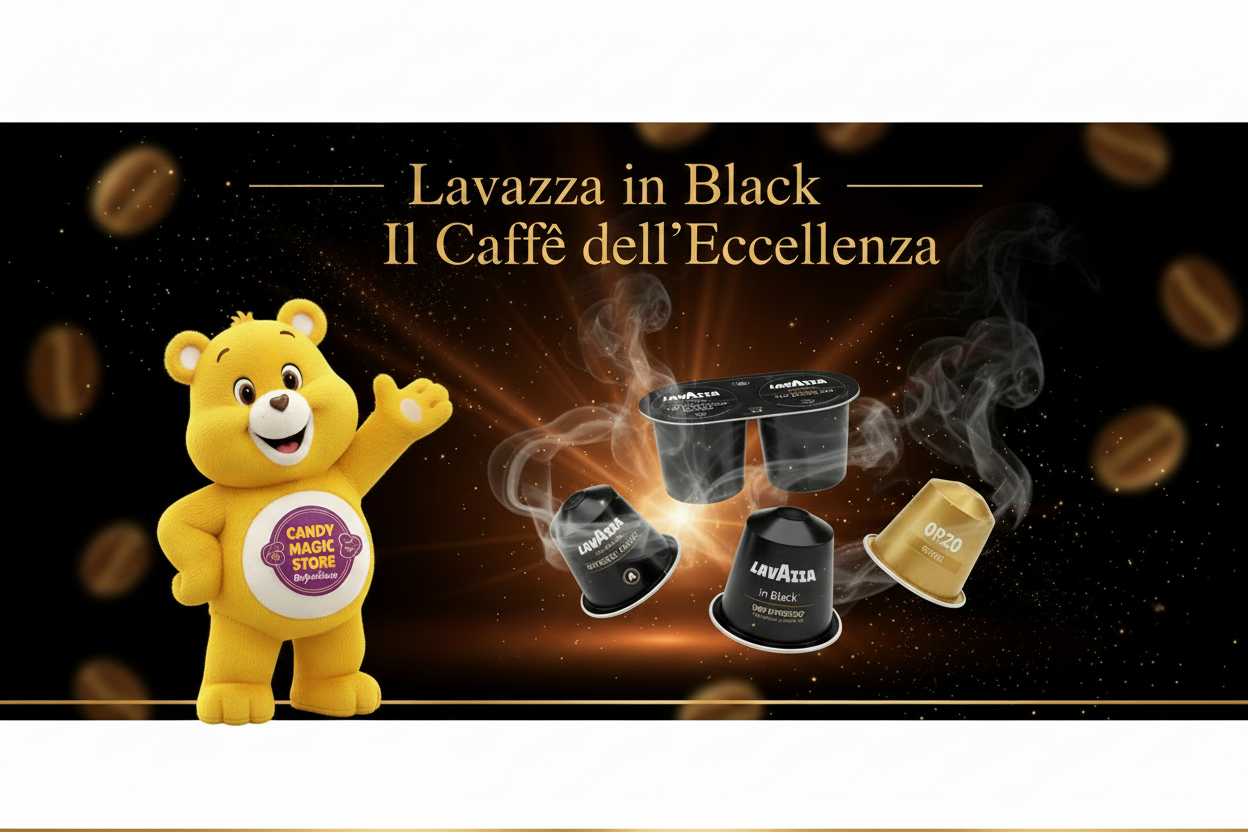 Banner Lavazza in Black Premium – Candy Magic Store
