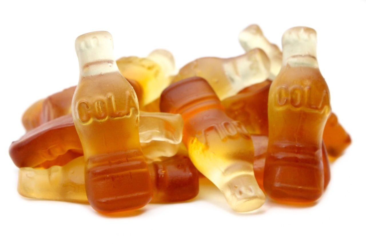 Bottiglie Cola Gommosi 100g