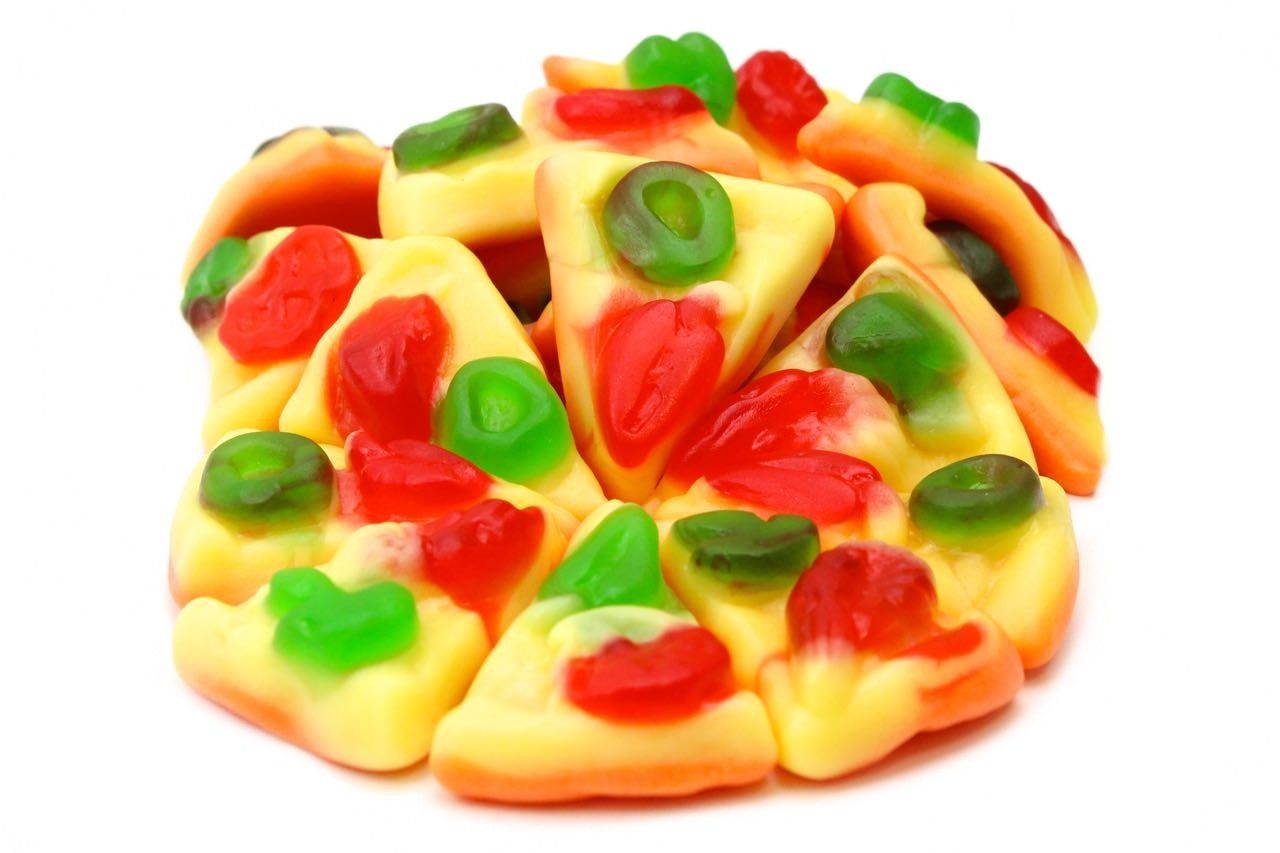 Pizza a Fette Trancio Spicchi Caramelle Gommose Lucide Senza Glutine gr 100