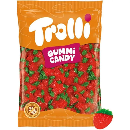 Trolli Gummi Candy Fragolina Lucida Confezione da 1Kg