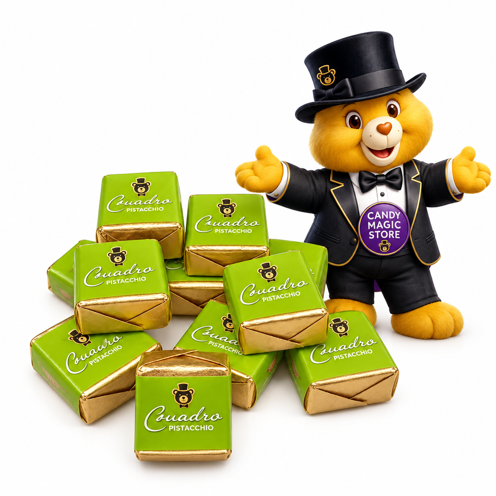 Cioccolatini al pistacchio con orsetto Candy Magic Store
