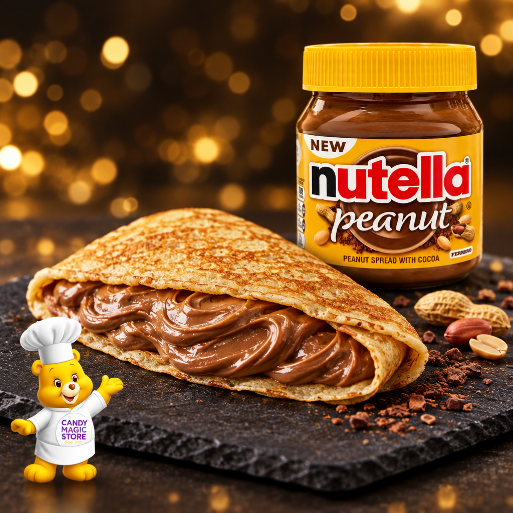 Crêpe con Nutella Peanut e orsetto chef Candy Magic Store