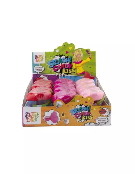 Labbra Lecca Lecca 15g – Lollipop a Forma di Labbra (Pz. 12)