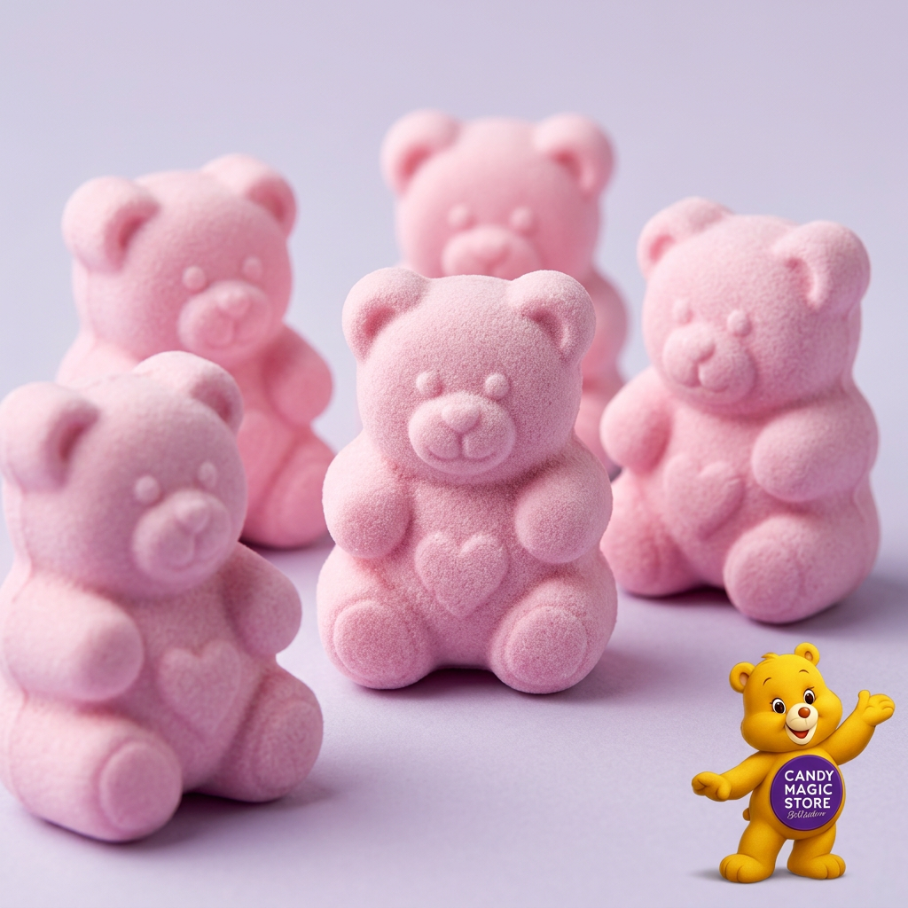 Dettaglio degli orsetti rosa