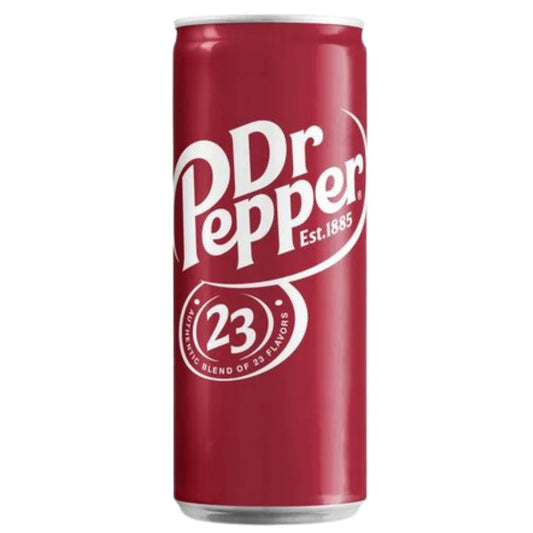 Dr Pepper, bevanda al gusto di vaniglia e caramello da 330ml (confezione da 24)