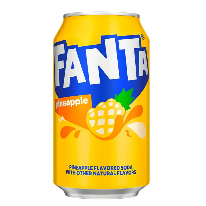 Fanta Pineapple 355ml – Bibita Americana al Gusto Ananas
