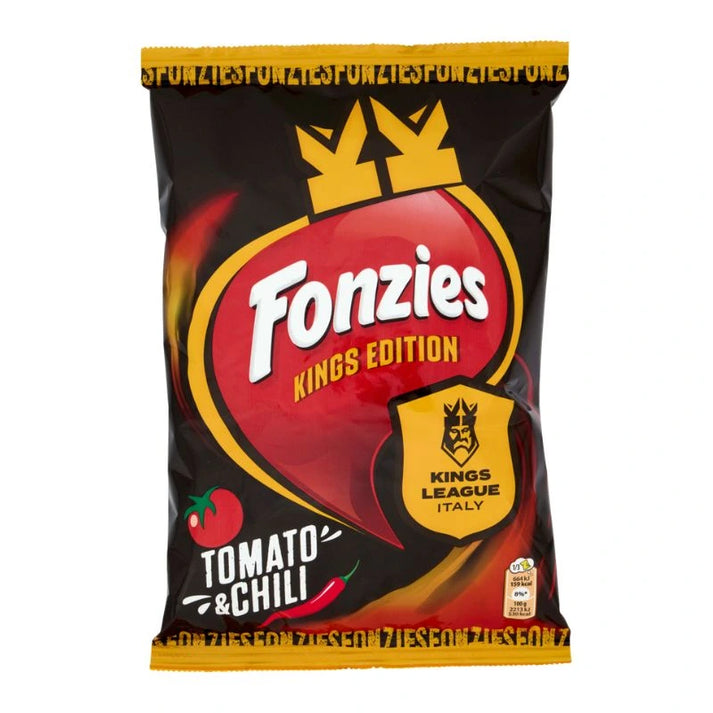 Fonzies Tomato e Chili 100g Confezione da 12 Pezzi