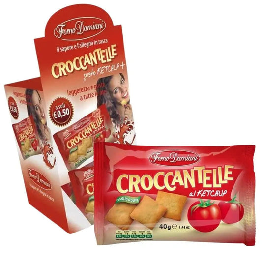 Forno Damiani Croccantelle Ketchup Confezione da 25 Pezzi