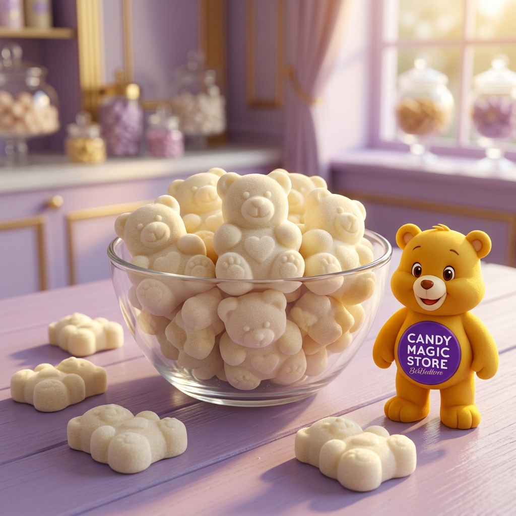 Foto ambientata degli orsetti bianchi