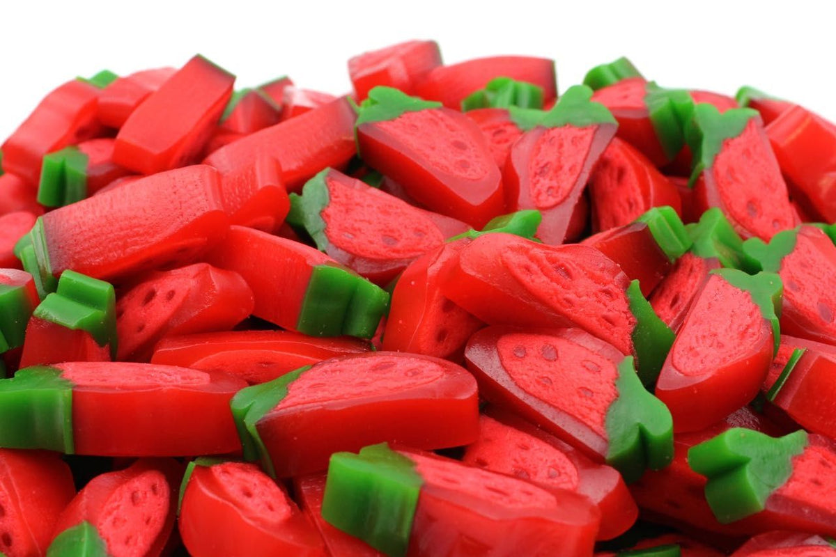 Fragola con Foglia Regaliz Gommosa gr 100