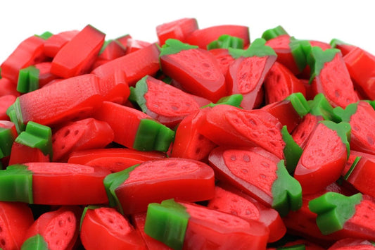 Fragola con Foglia Regaliz Gommosa gr 100
