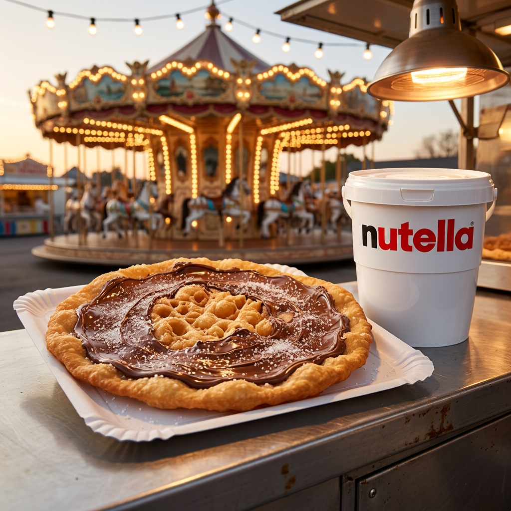 Frittella da luna park con Nutella