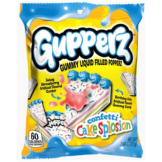 Gupperz Cakesplosion Caramella Ripiena Confezione da 72 Grammi