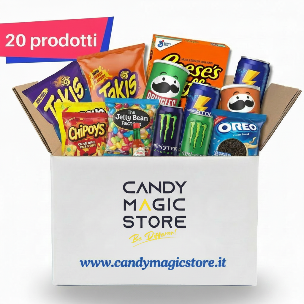 Box Snack Americani 20 pezzi - Candy Magic Store