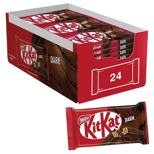 Nestle Kit Kat Dark Confezione da 24 Pezzi