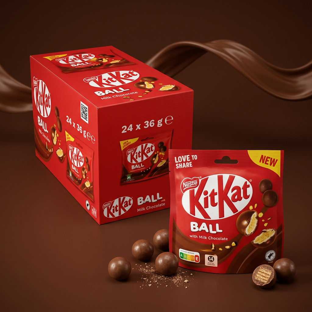 KitKat Ball, ambientazione scenografica al cioccolato