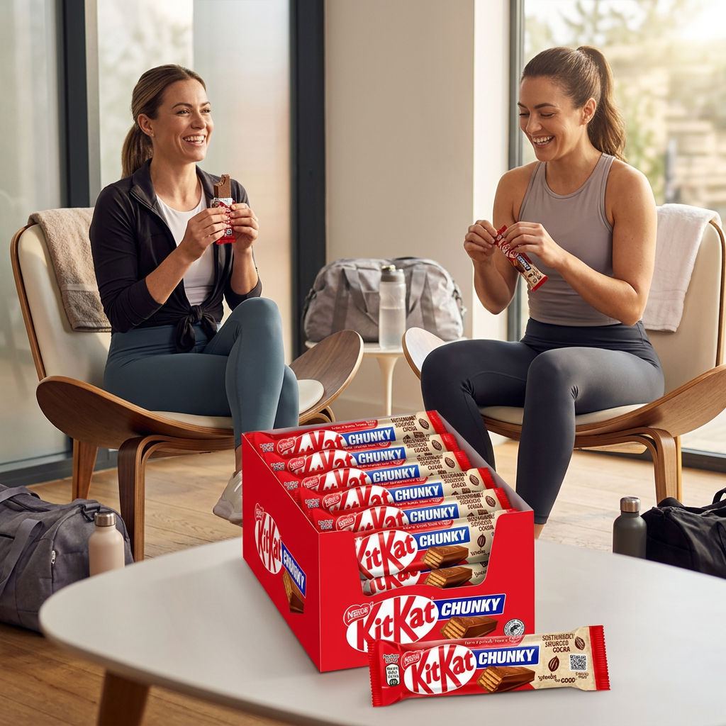KitKat Chunky, pausa fitness