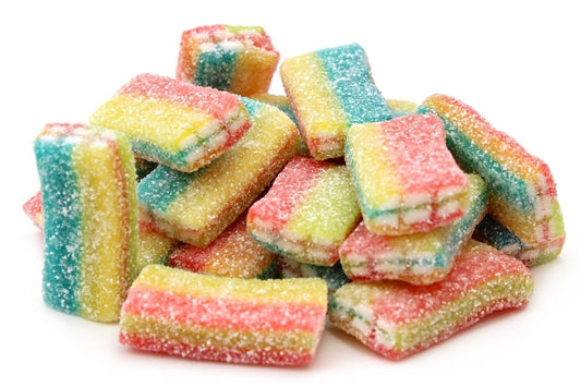 Ladrillos Multicolor Mattoncino Colorato Acidulo Gommosi Zuccherati Frizzanti 100g