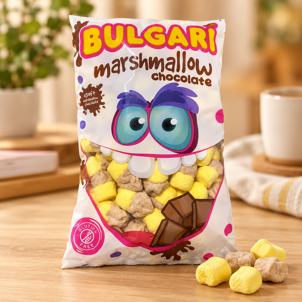 Marshmallow Bulgari in ambientazione calda