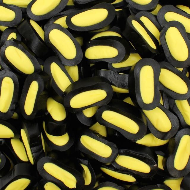 Maxi Liquirizia Gialla Farcita Banana Maku Laku 150 g