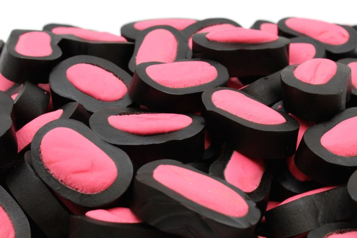 Maxi Liquirizia Rosa Farcita Fragola Maku Laku 150 g