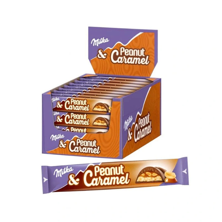 Milka Barretta Zack Cioccolato Arachidi e Caramello Confezione da 36 Pezzi