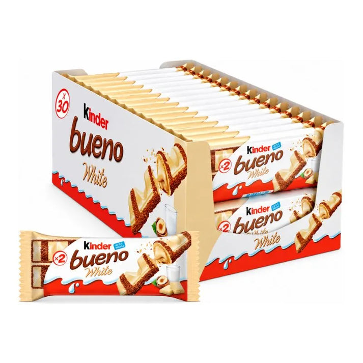 MON 002 – Kinder Bueno White – Confezione da 30 pezzi