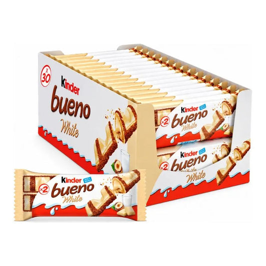 MON 002 – Kinder Bueno White – Confezione da 30 pezzi