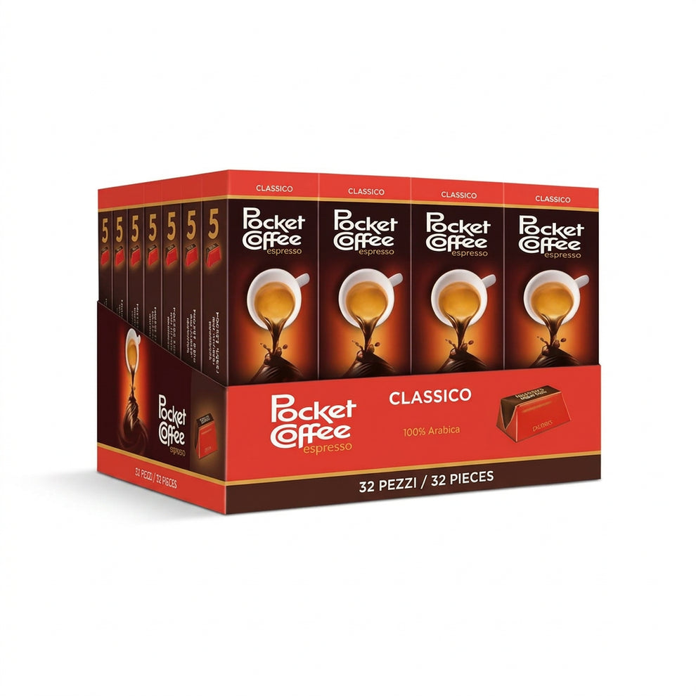 MON 013 Ferrero Pocket Coffee T5 | Confezione da 32 astucci