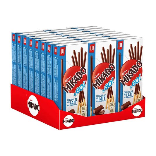 MON 022 Mikado Cioccolato al Latte | Confezione da 24 pezzi