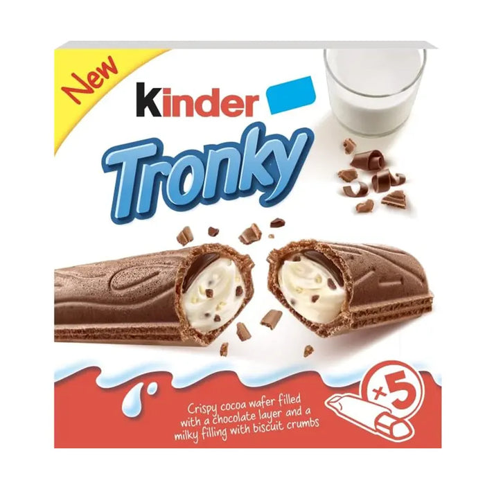 MON 024 Ferrero Kinder Tronky Crispy Cacao Limited Edition | 10 confezioni da 5 snack