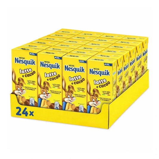 Nesquik Latte e Cacao 180ml Confezione da 24 Pezzi