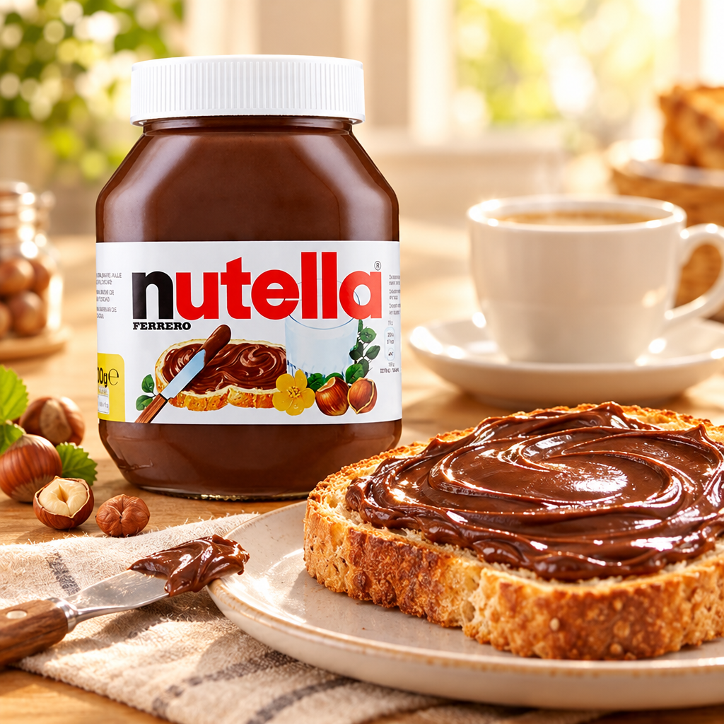 Nutella Ferrero per una colazione golosa